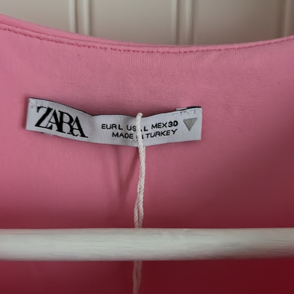 Zara Barbie Pink Sleeveless Bodysuit NWT - Picture 3 of 6